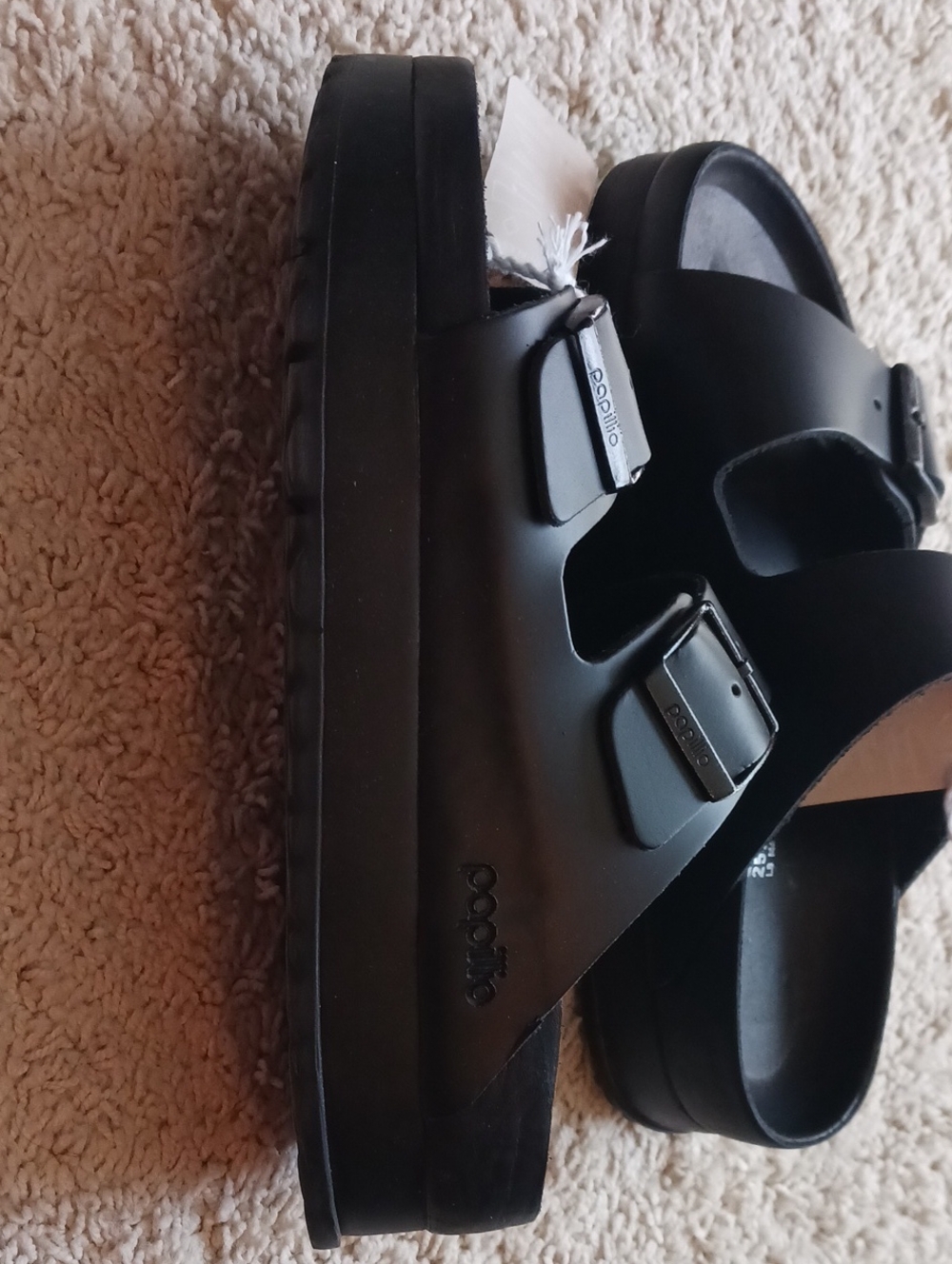 Papillio by Birkenstock Arizona Flex Exquisite Platform Sandal, Size 39, New - Picture 4 of 5
